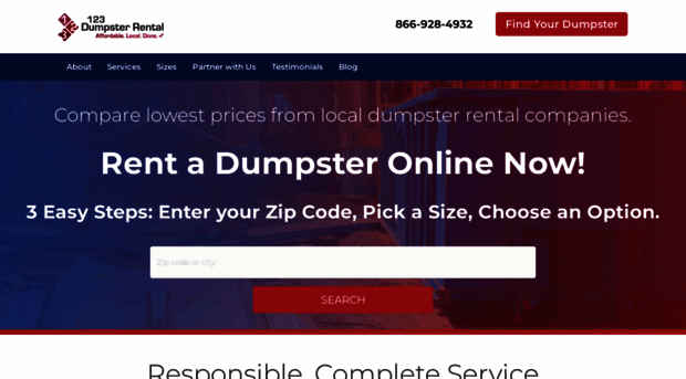 123dumpsterrental.com