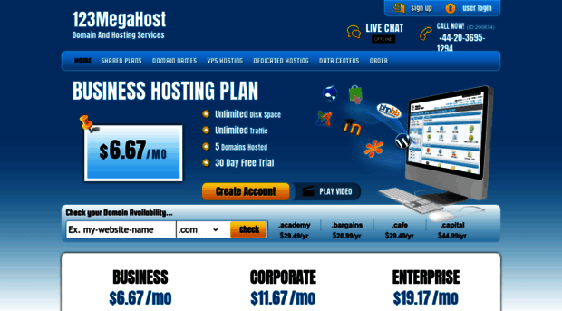 123megahost.com