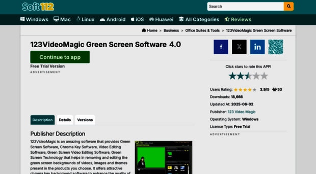 123videomagic-green-screen-software.soft112.com