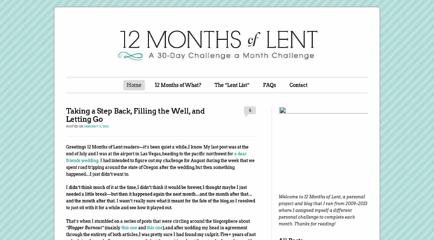 12monthsoflent.com