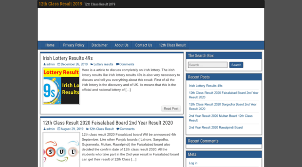 12thclassresult2019.com