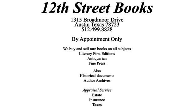 12thstreetbooks.com