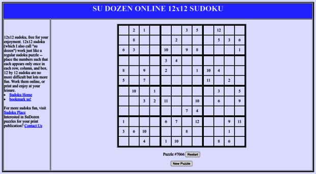 12x12sudoku.com