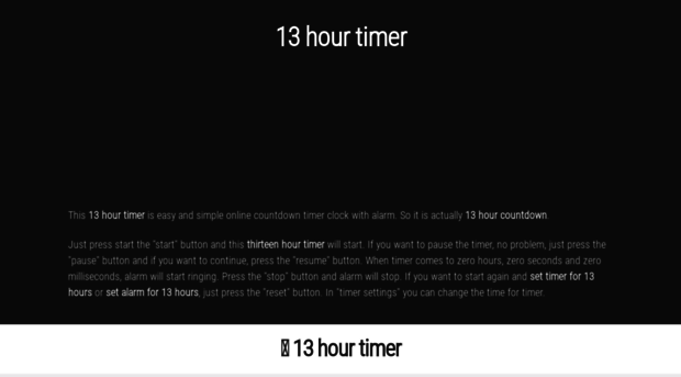 13.hour-timer.com