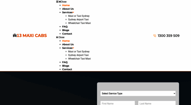 13maxicabsonline.com