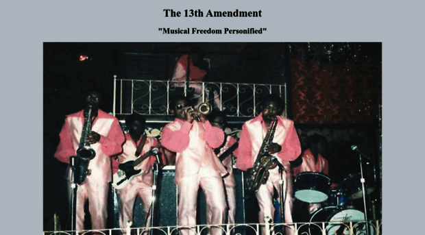 13thamendmentband.com