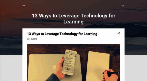 13waystoleveragetechnologyforlearning.blogspot.in