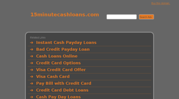 15minutecashloans.com