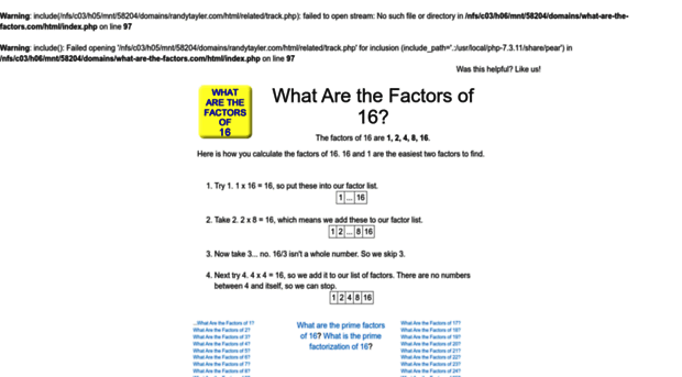 16.what-are-the-factors.com