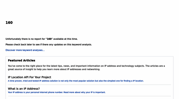 160.ipaddress.com
