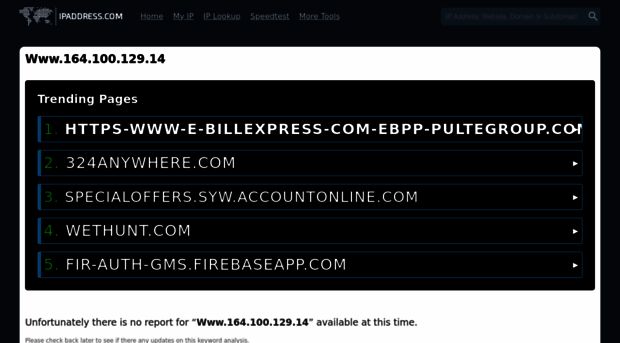 164.100.129.14.ipaddress.com