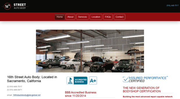 16thstreetautobody.com