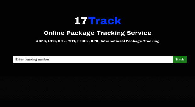 17track Me Online Package Tracking Trac 17track