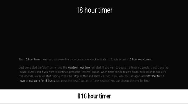 18.hour-timer.com