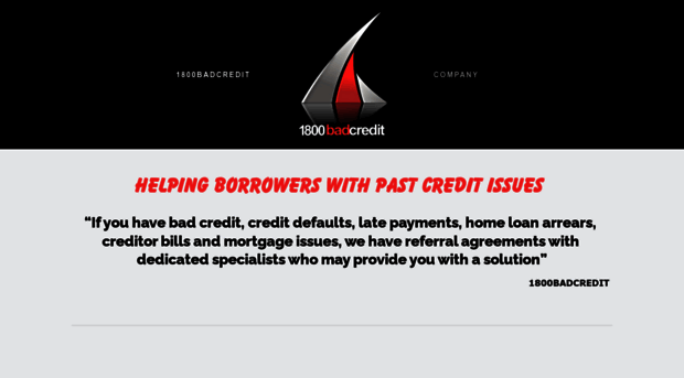 1800badcredit.com.au