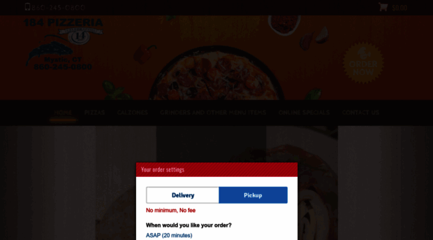 184pizzeria.com