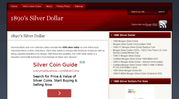 1890silverdollar.com