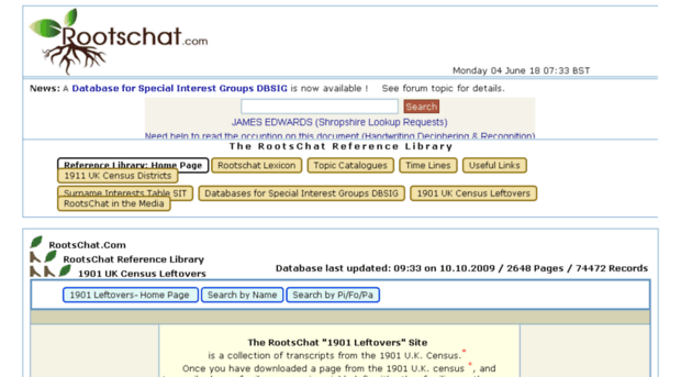 1901census.rootschat.com