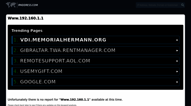 192.160.1.1.ipaddress.com