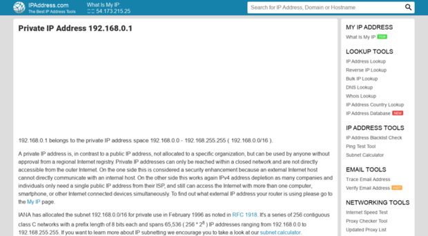 192.168.0.1.ipaddress.com