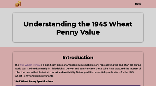 1945wheatpennyvalue.com