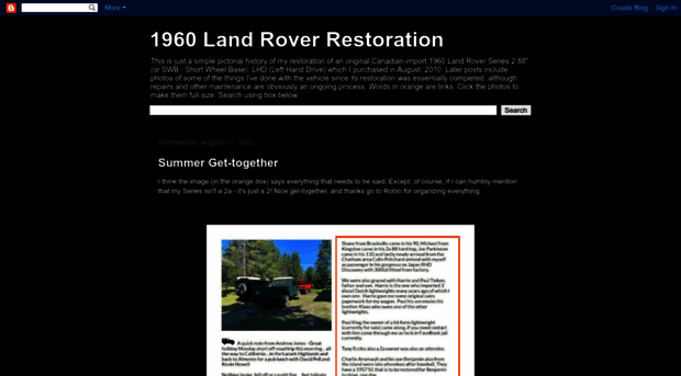 1960landroverrestoration.blogspot.com