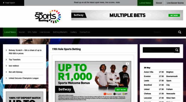 19thholesportsbetting.co.za