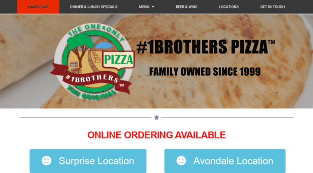 1brotherspizza.com