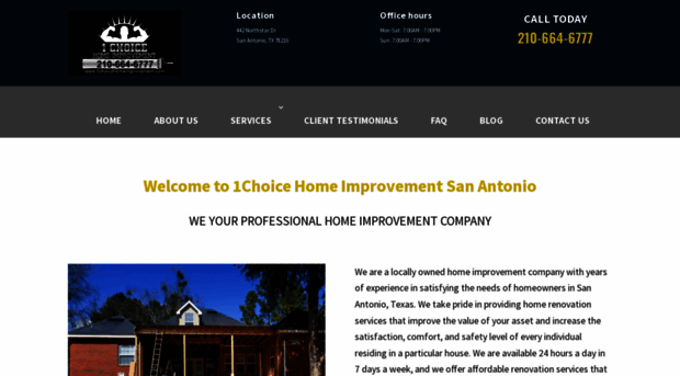 1choicehomeimprovement.com