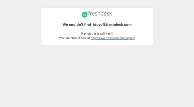 1dayoff.freshdesk.com