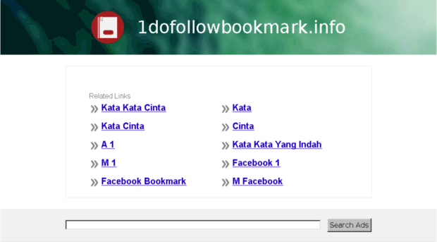 1dofollowbookmark.info