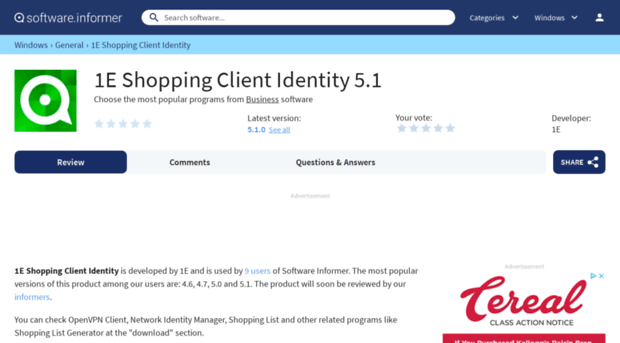 1e-shopping-client-identity.software.informer.com