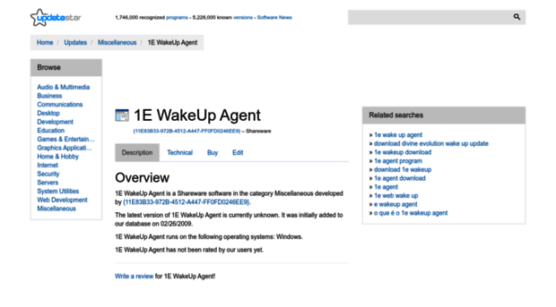 1e-wakeup-agent.updatestar.com