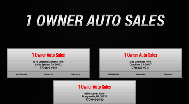 1ownerautosales.net