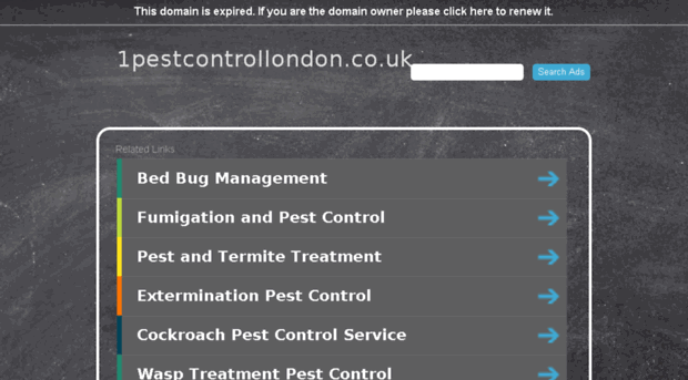 1pestcontrollondon.co.uk