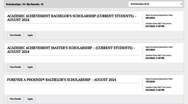 1phoenixscholars.communityforce.com