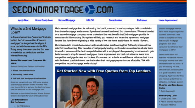 1secondmortgage.com