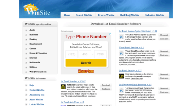 1st-email-searcher.winsite.com