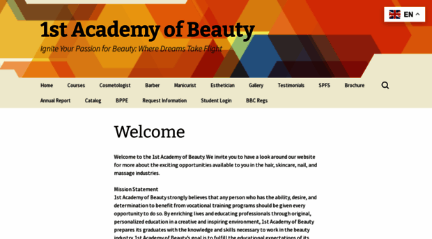 1stacademyofbeauty.com