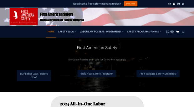 1stamericansafety.com