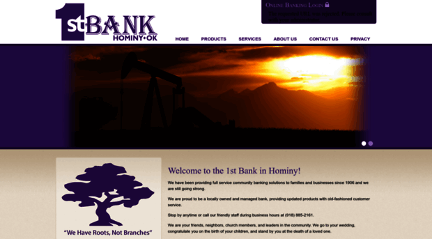 1stbankhominy.com