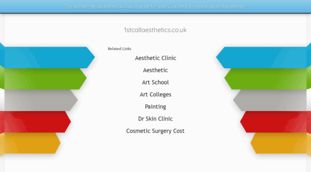 1stcallaesthetics.co.uk