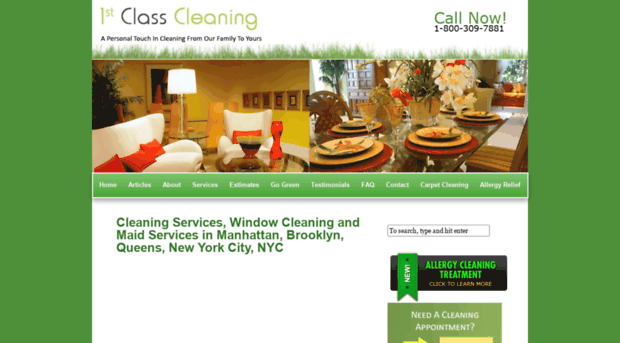 1stclasscleaningnyc.com