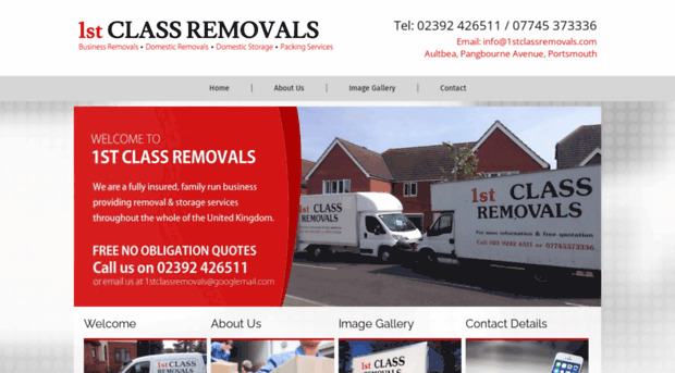 1stclassremovals.com