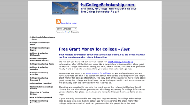 1stcollegescholarship.com