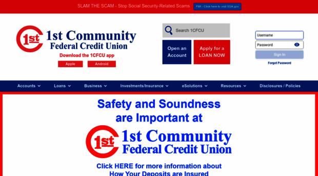 1stcommunityfcu.org