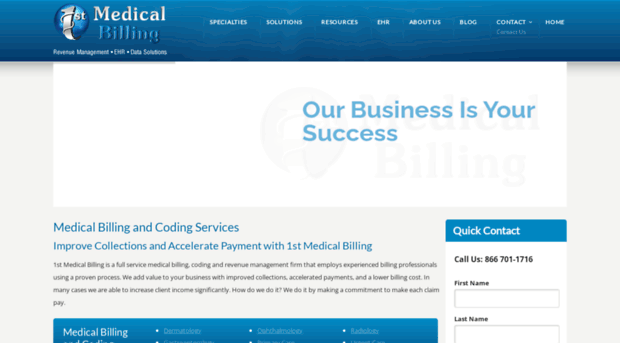 1stmedicalbilling.com