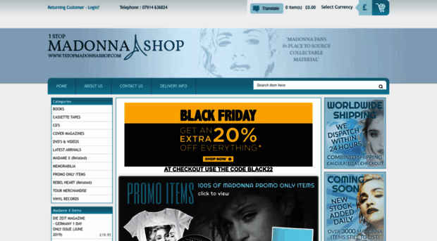 1stopmadonnashop.com