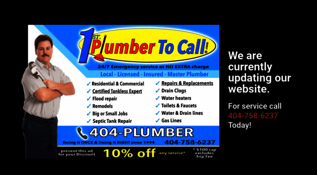 1stplumbertocall.com