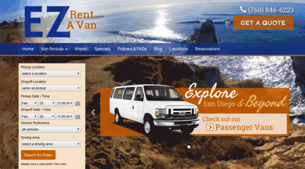 1stvanrental.com